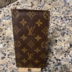 Louis Vuitton Checkbook Cover Wallet